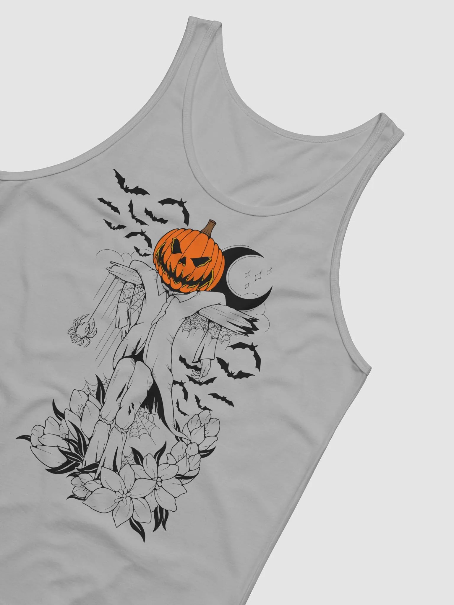Scarecrow Tattoo (Black Linework) || Bella+Canvas Jersey Tank product image (10)