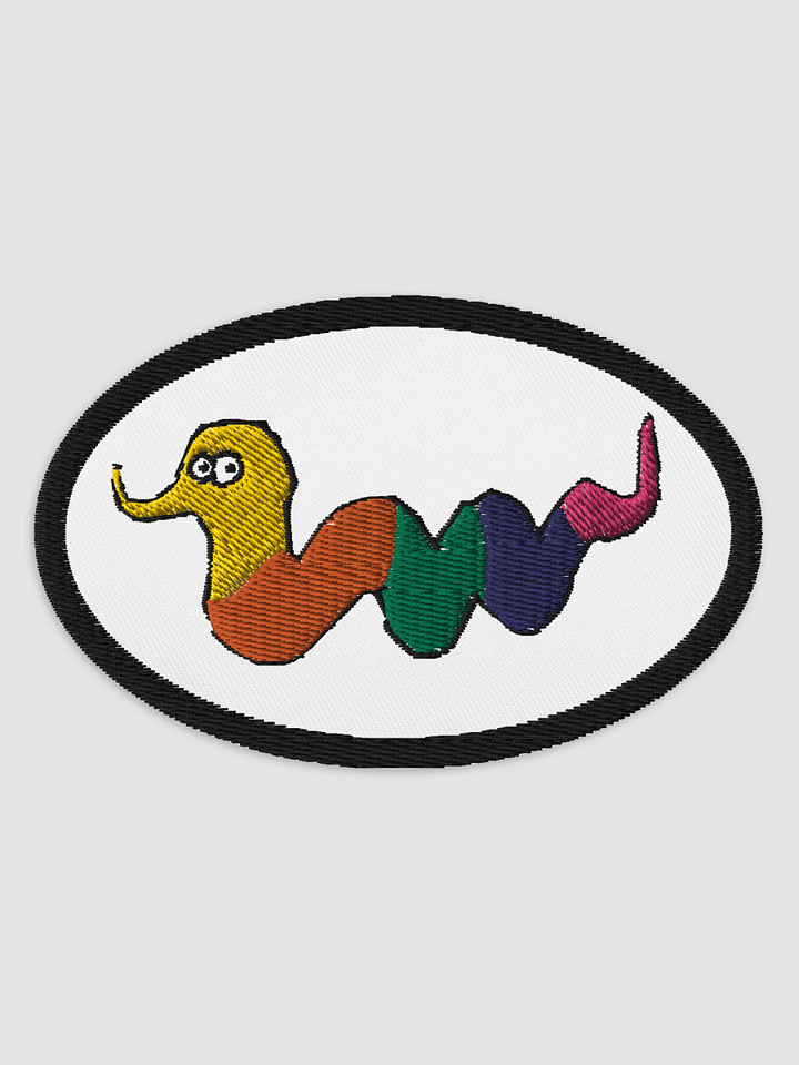 Inch Worm 4 inch oval patch product image (2)