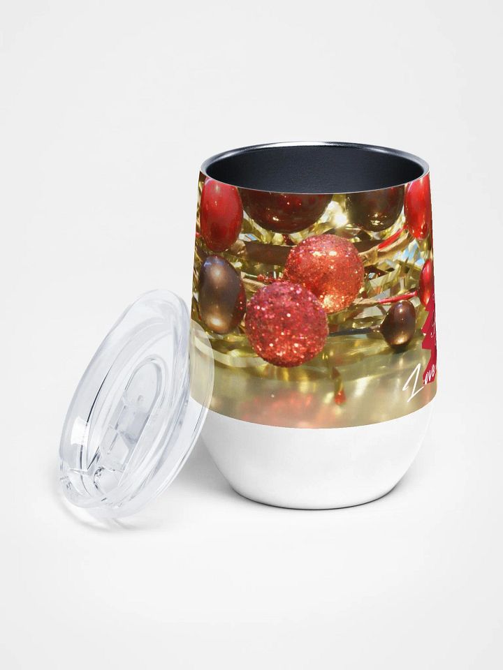 Festive Holiday Wine Tumbler for moms dads friends colleagues product image (2)