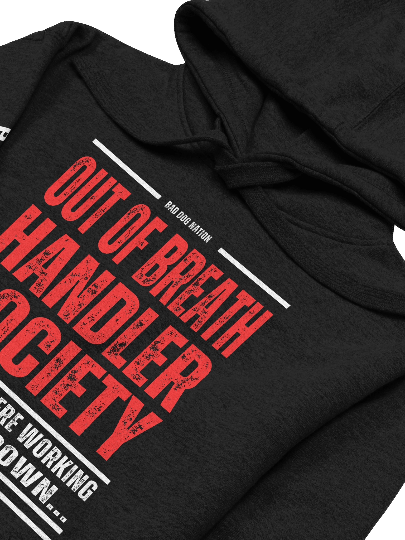 Out of Breath Handler Society - Front Print - Premium Adult Unisex Hoodie product image (2)