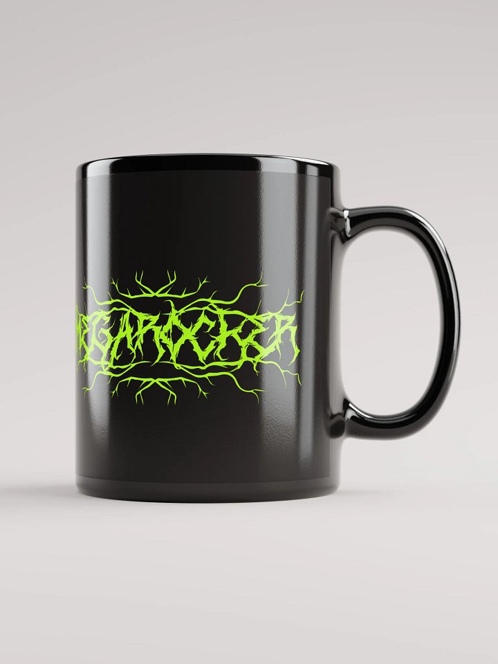 MegaRocker Neon Green Death Metal Logo Mug product image (1)