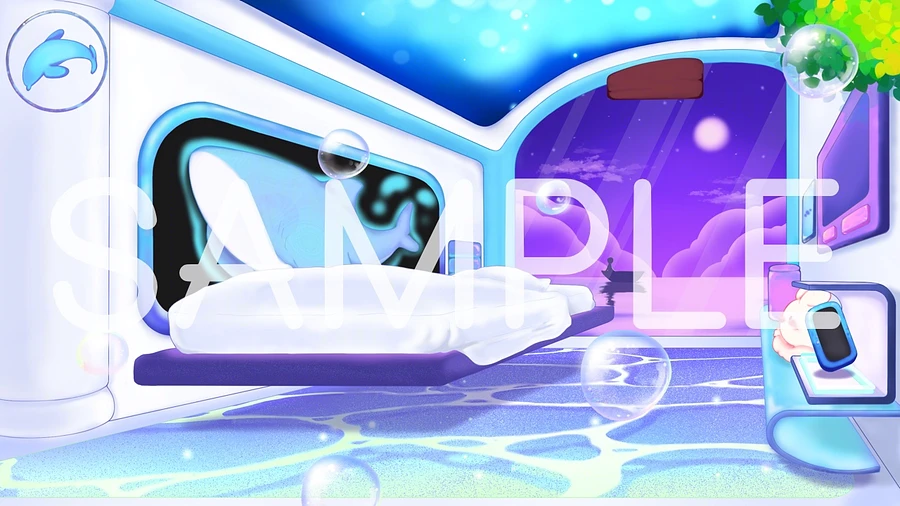 [Animated Background Set] Blue Summer 🎋 product image (2)