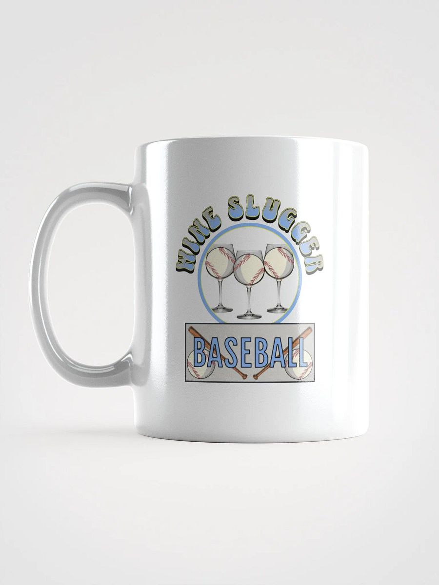 Wine Slugger Baseball White Glossy Mug product image (1)