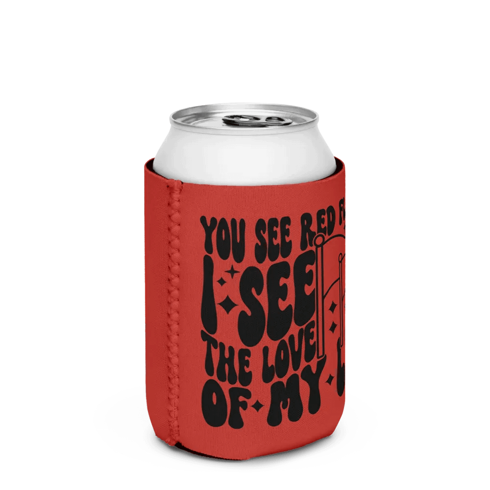 LOML (Red Flags) Koozie product image (2)