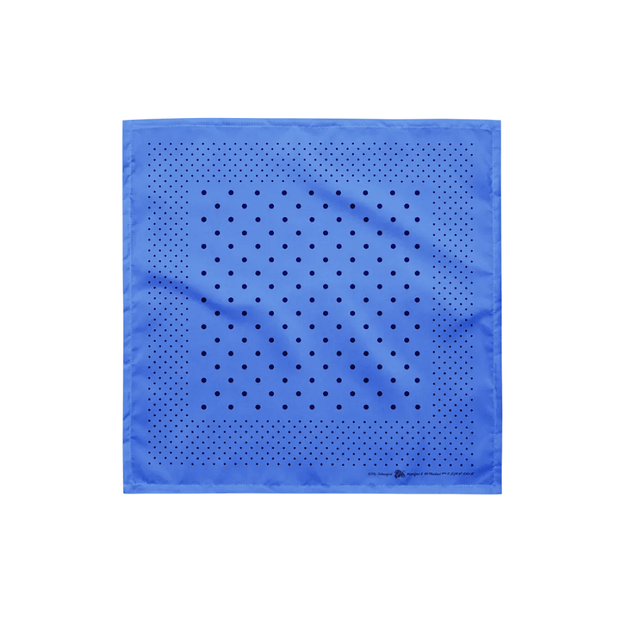 Cornflower & Navy Polka Dot Bandana product image (1)