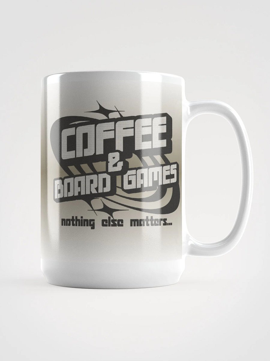 Retro Coffee & Board Games Mug, large 15oz Coffee Cup product image (3)