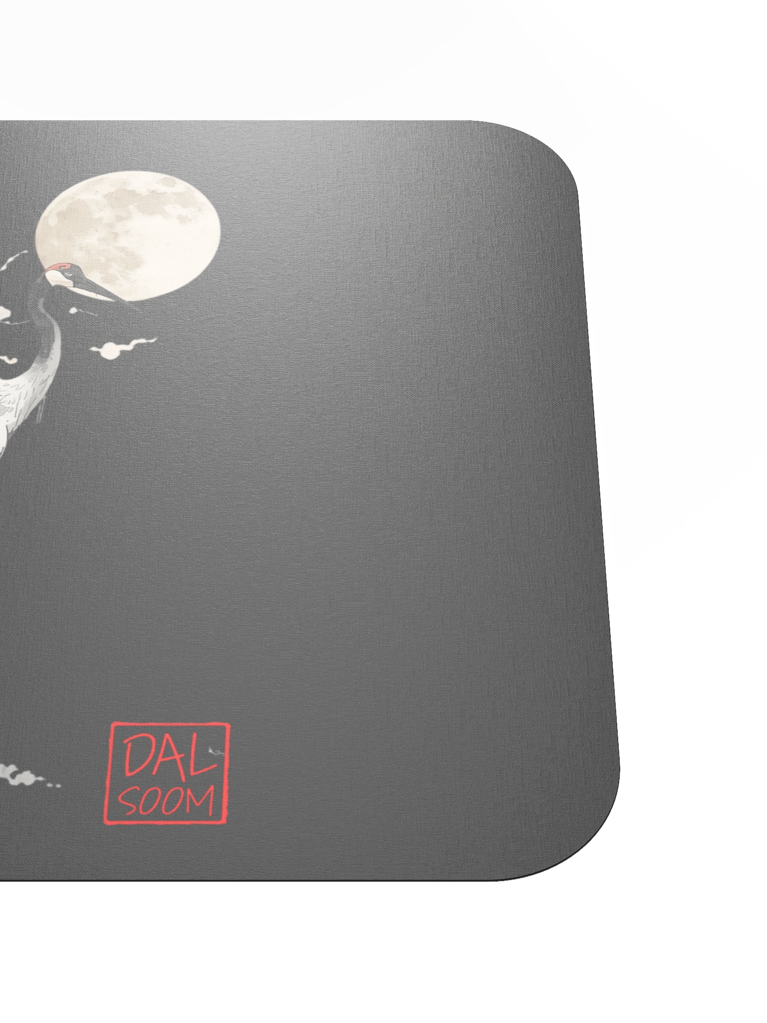 Moonlit Crane Mouse Pad product image (7)