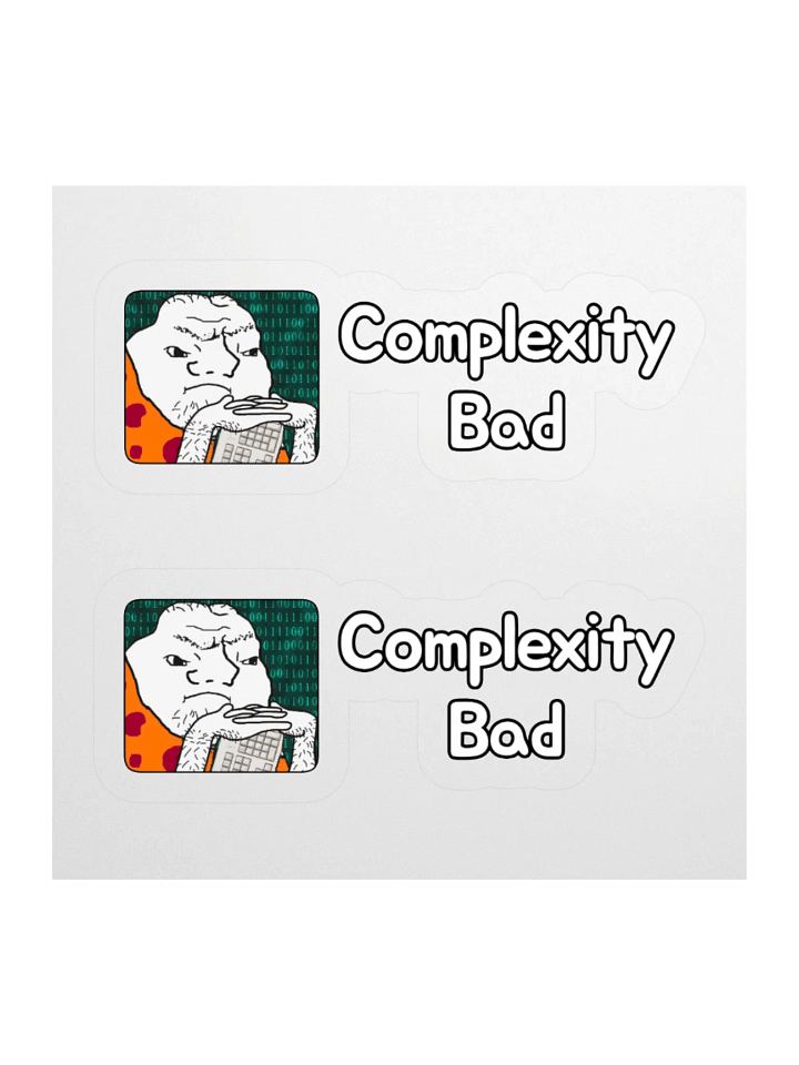 grug complexity bad sticker product image (1)