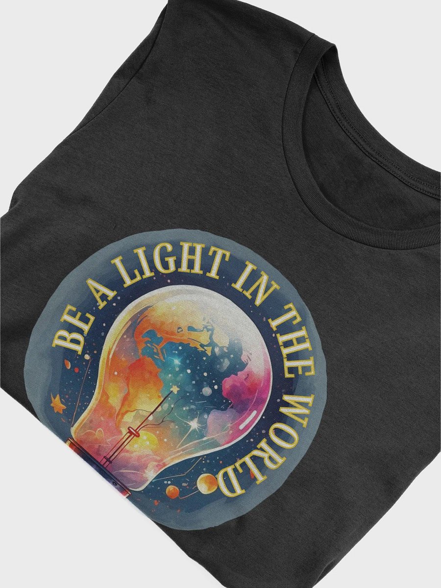 Reflective Bulbs Graphic T Shirt | Be A Light In The World product image (3)