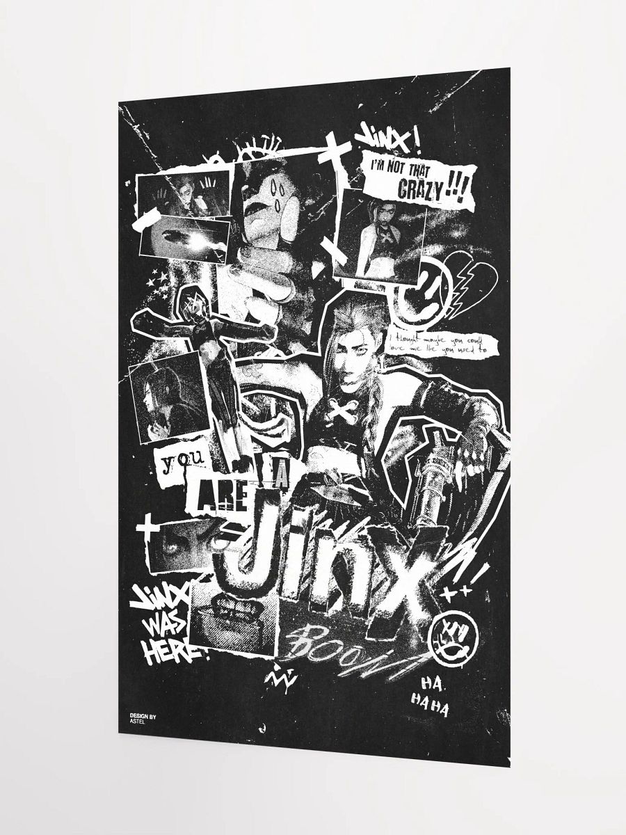 'I THOUGHT MAYBE YOU COULD LOVE ME LIKE YOU USED TO' - ARCANE POSTER (BLACK AND WHITE EDITION) product image (2)