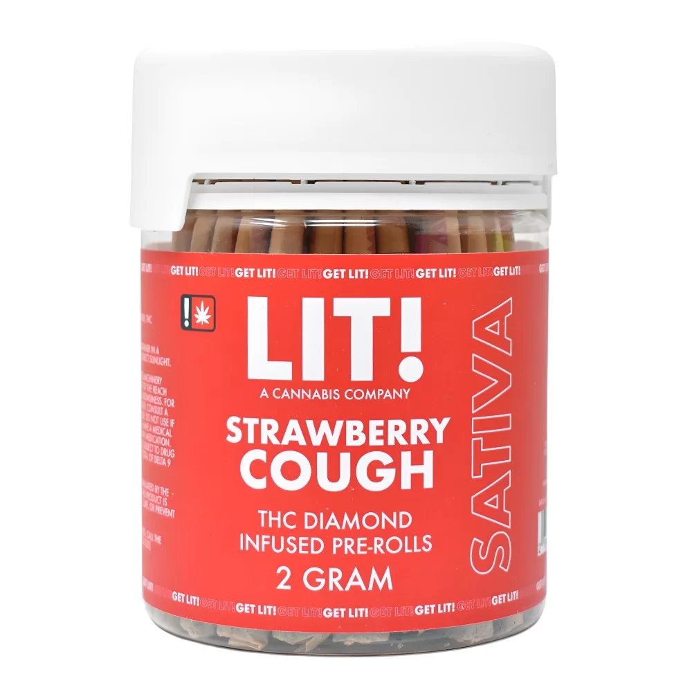 Lit! THC-A Diamond Pre-roll 2g - 50ct Jar product image (5)