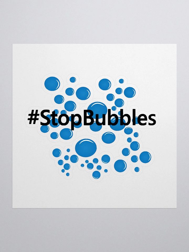Stop bubbles stickers product image (2)