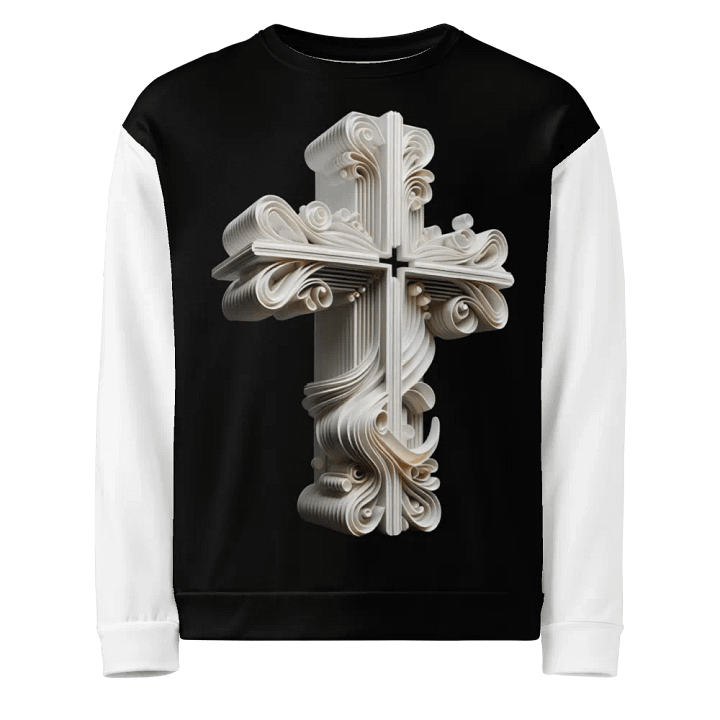 A White Angel and Cross - Unisex Sweatshirt #5 product image (1)