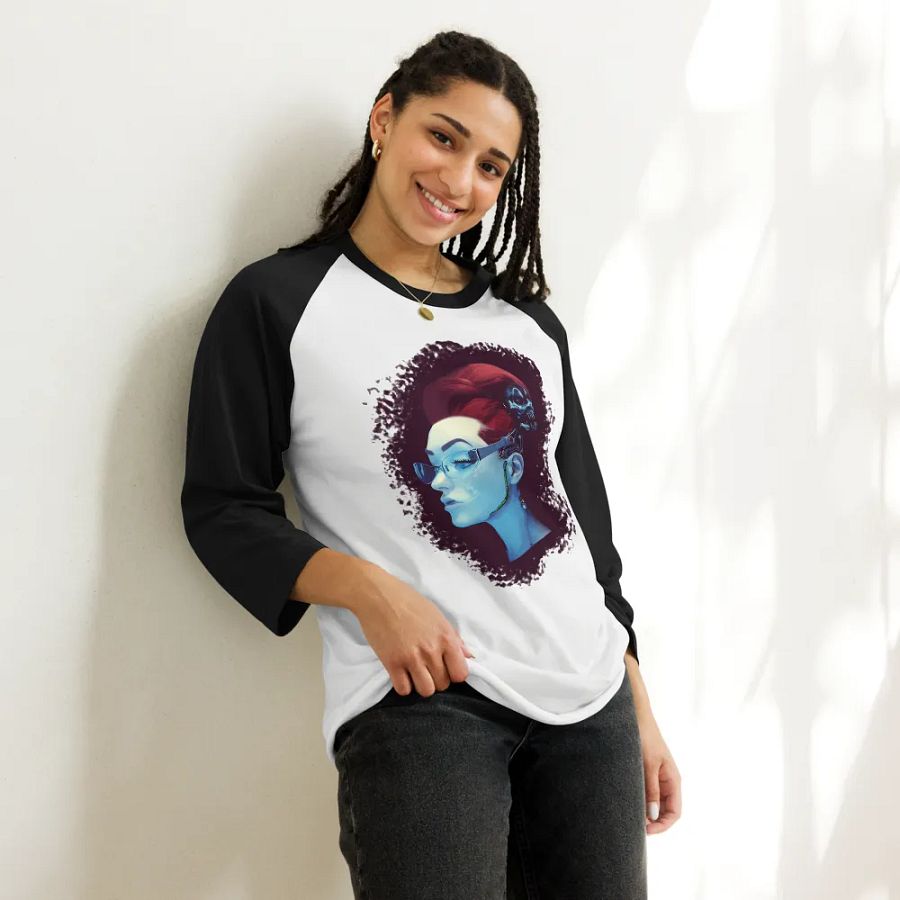 Lex in Blue Baseball Shirt product image (9)