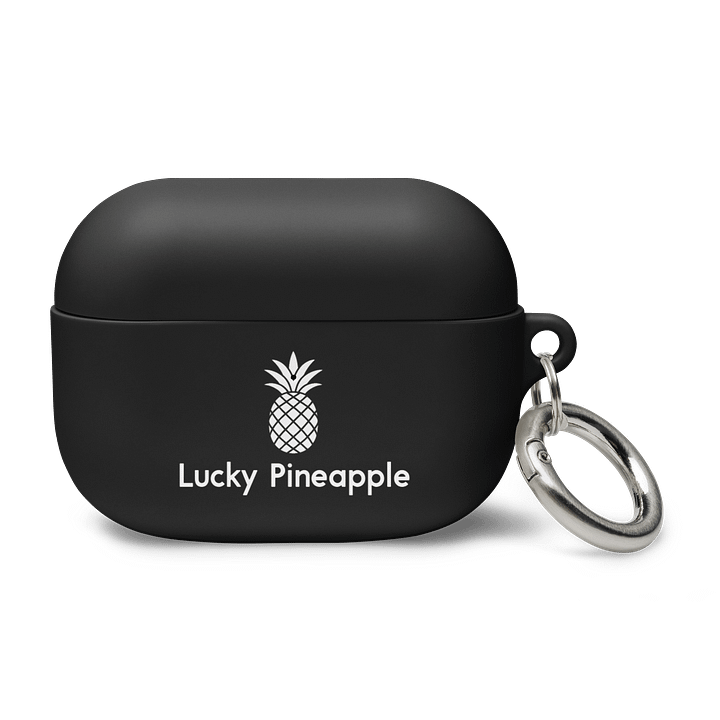 Lucky Pineapple Films Logo Black AirPods® Case product image (1)
