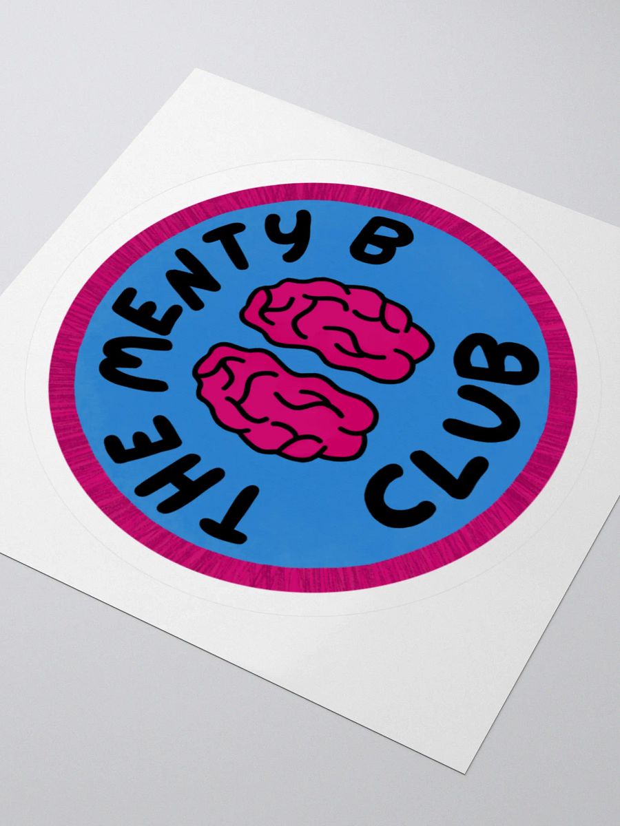 The Menty B Club Badge Sticker product image (3)
