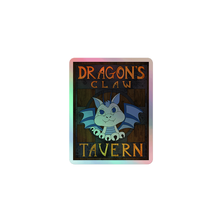 Dragon's Claw Tavern Holo Sticker product image (1)