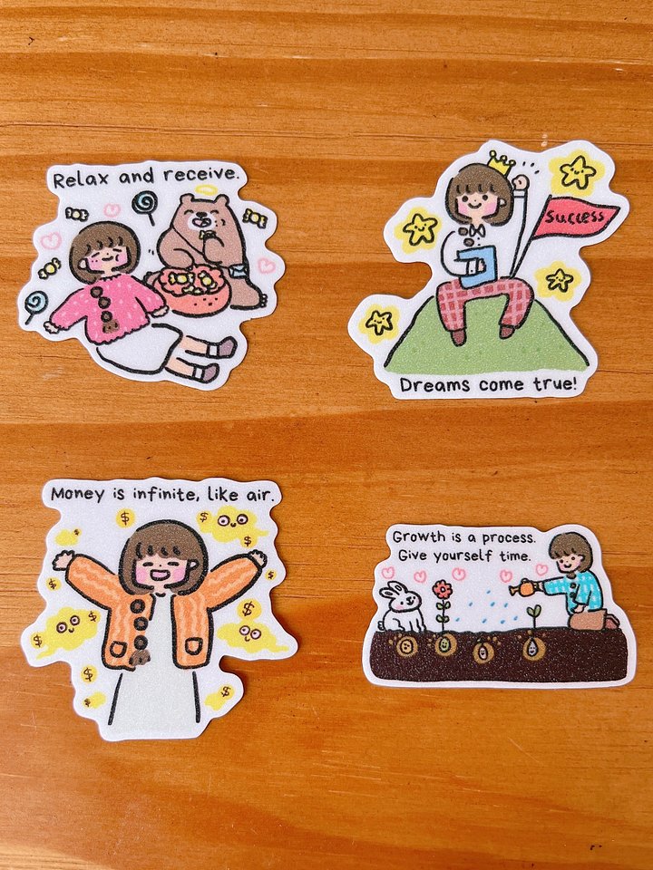 Positivity Glitter Stickers Bundle #2 product image (1)