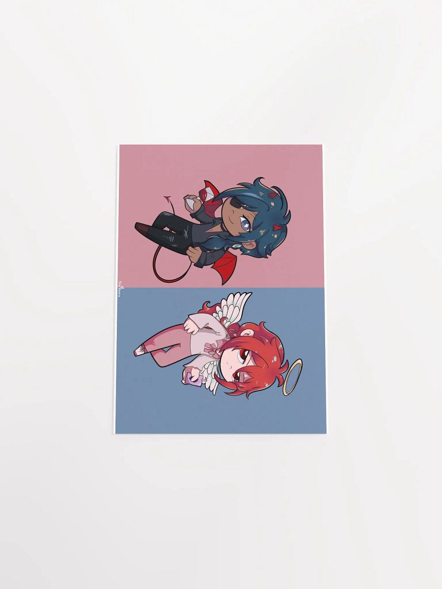 Demon Kaeya & Angel Diluc Print (Genshin Impact) product image (4)