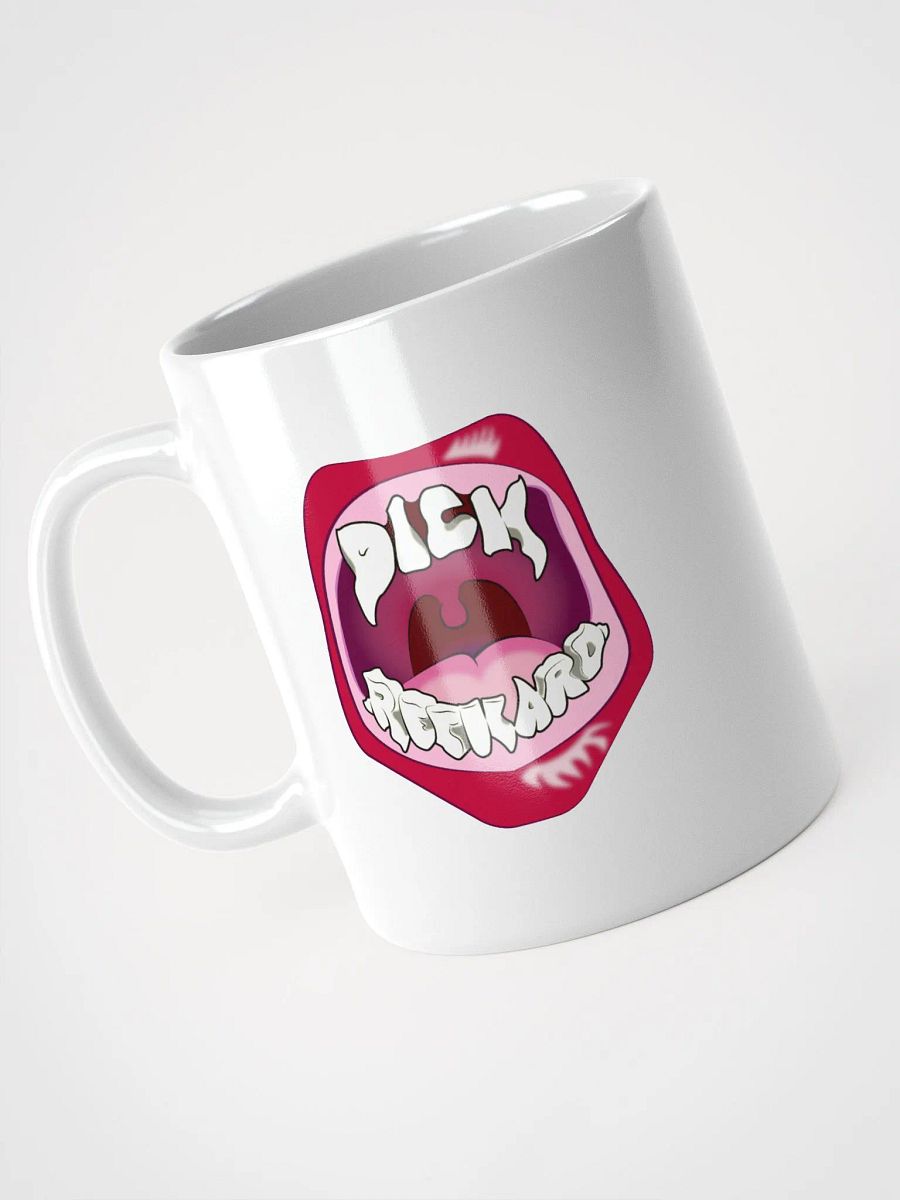 Dick Reckard Teeth Mug || Unisex(?), White, Multiple Sizes product image (6)