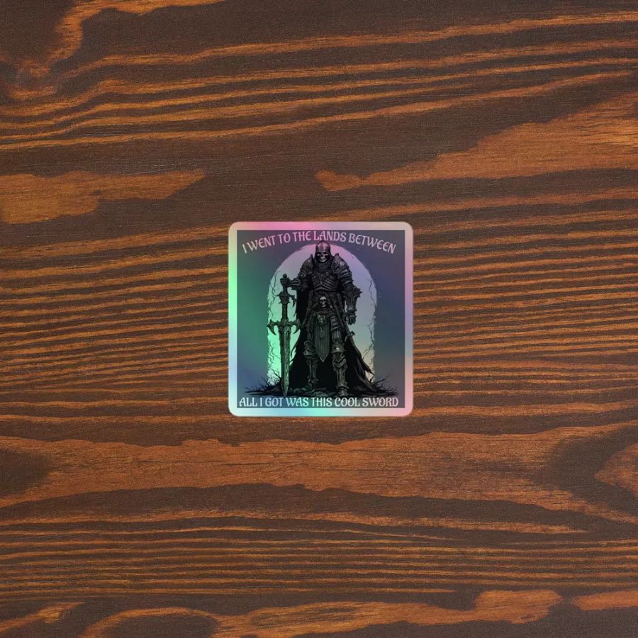 Lands Between Knight Holographic Sticker Set product image (3)