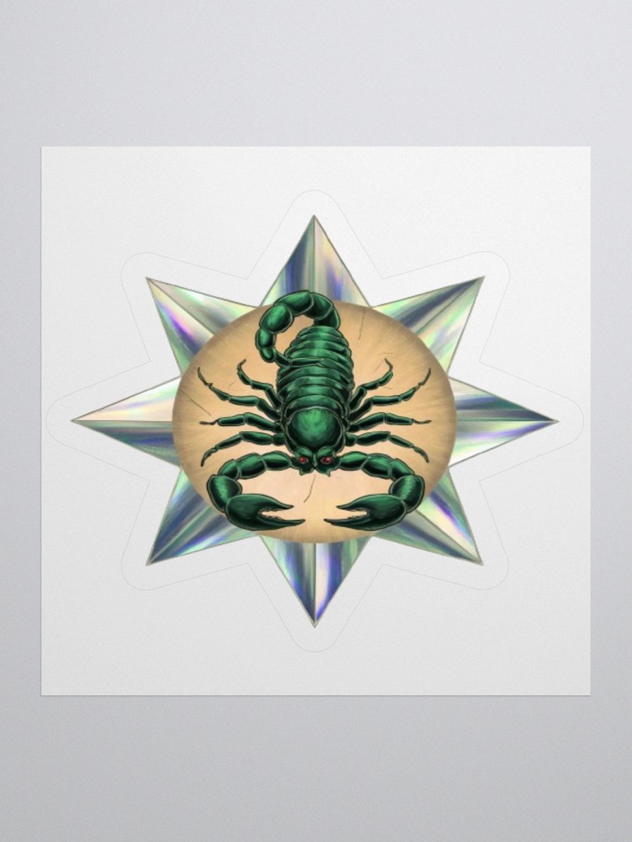 Scorpio Zodiac Sticker - Exclusive Star Design | TDS Music product image (3)