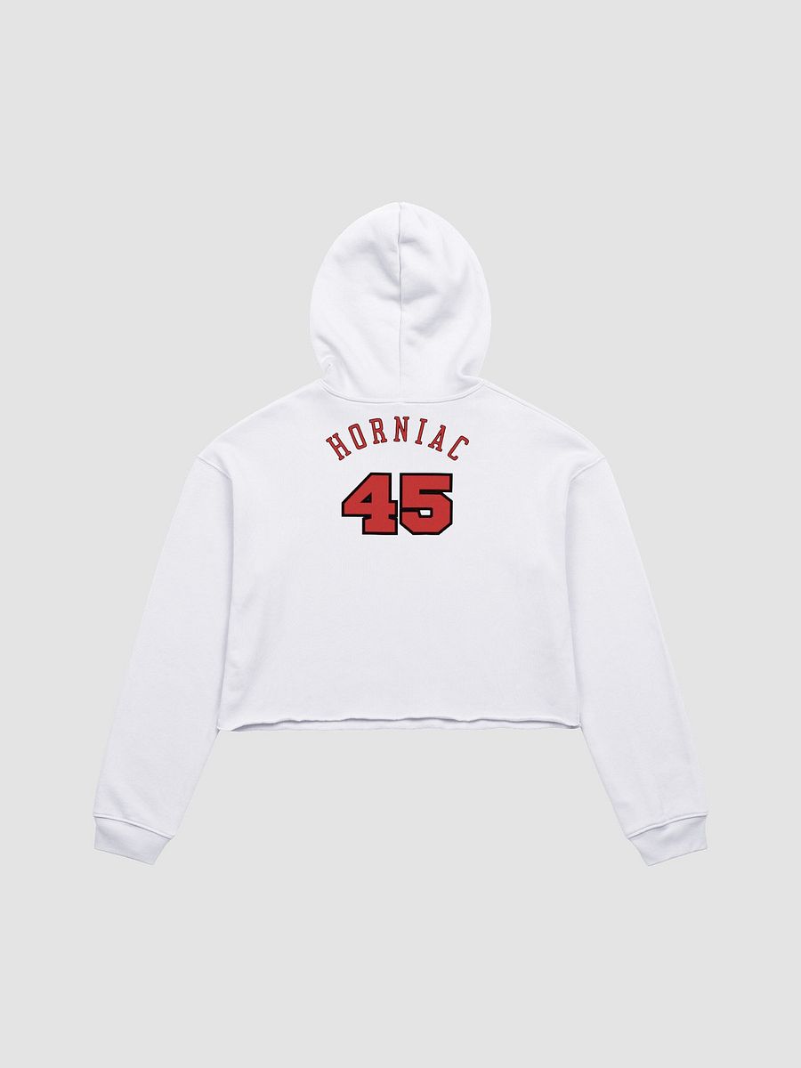 Horns Over Hoops Fusion Crop Hoodie product image (2)