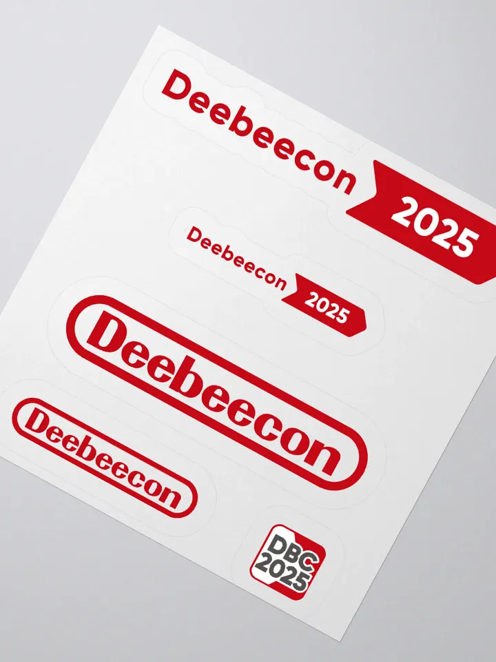 Official DeeBeeCon 2025 stickers product image (1)