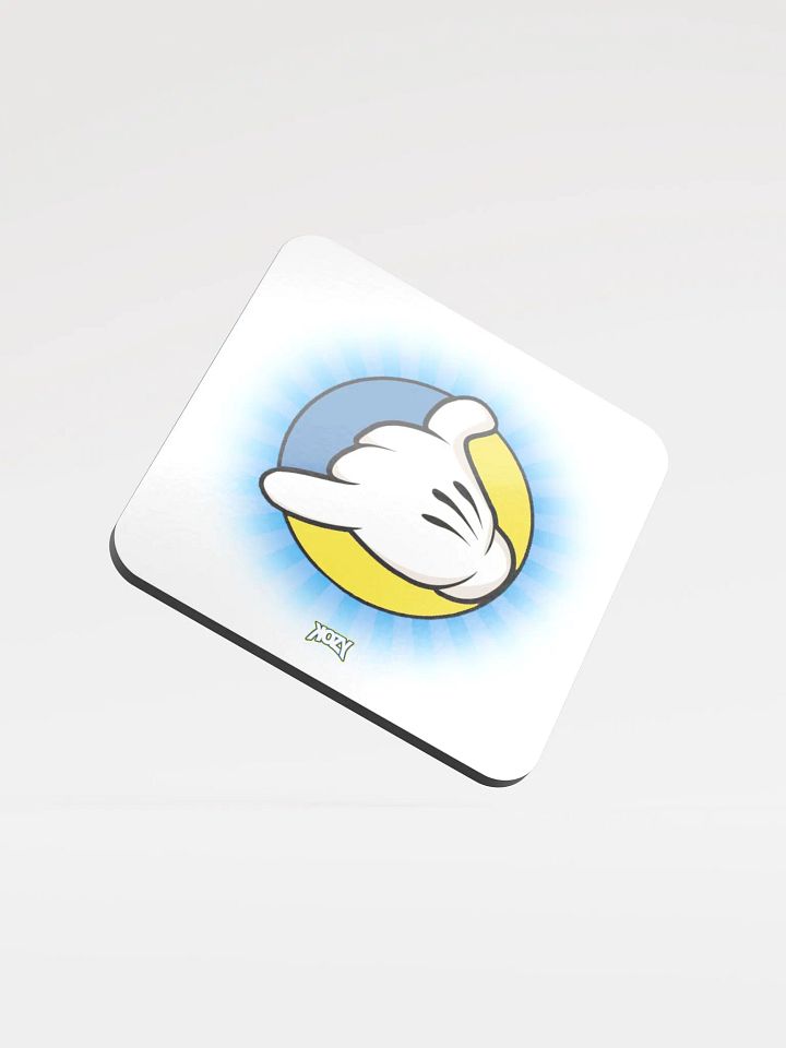Glassed Cork Coaster (Blue) product image (1)