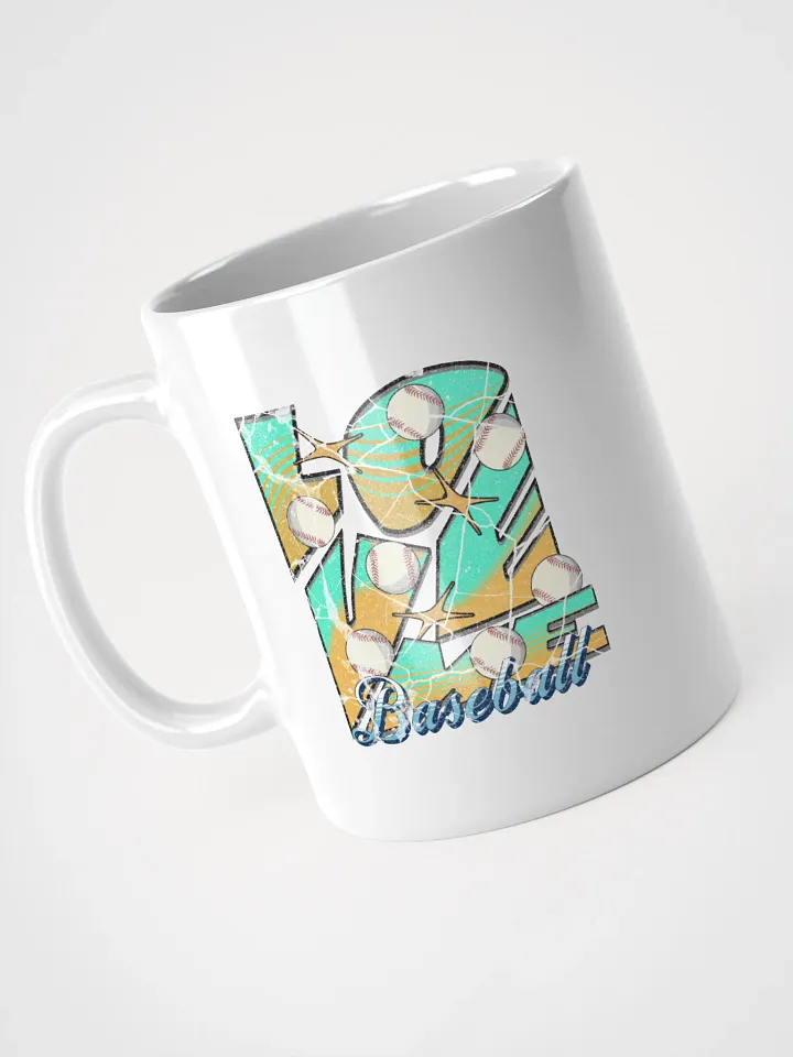 Love Me Baseball Starry Teal Mug product image (2)