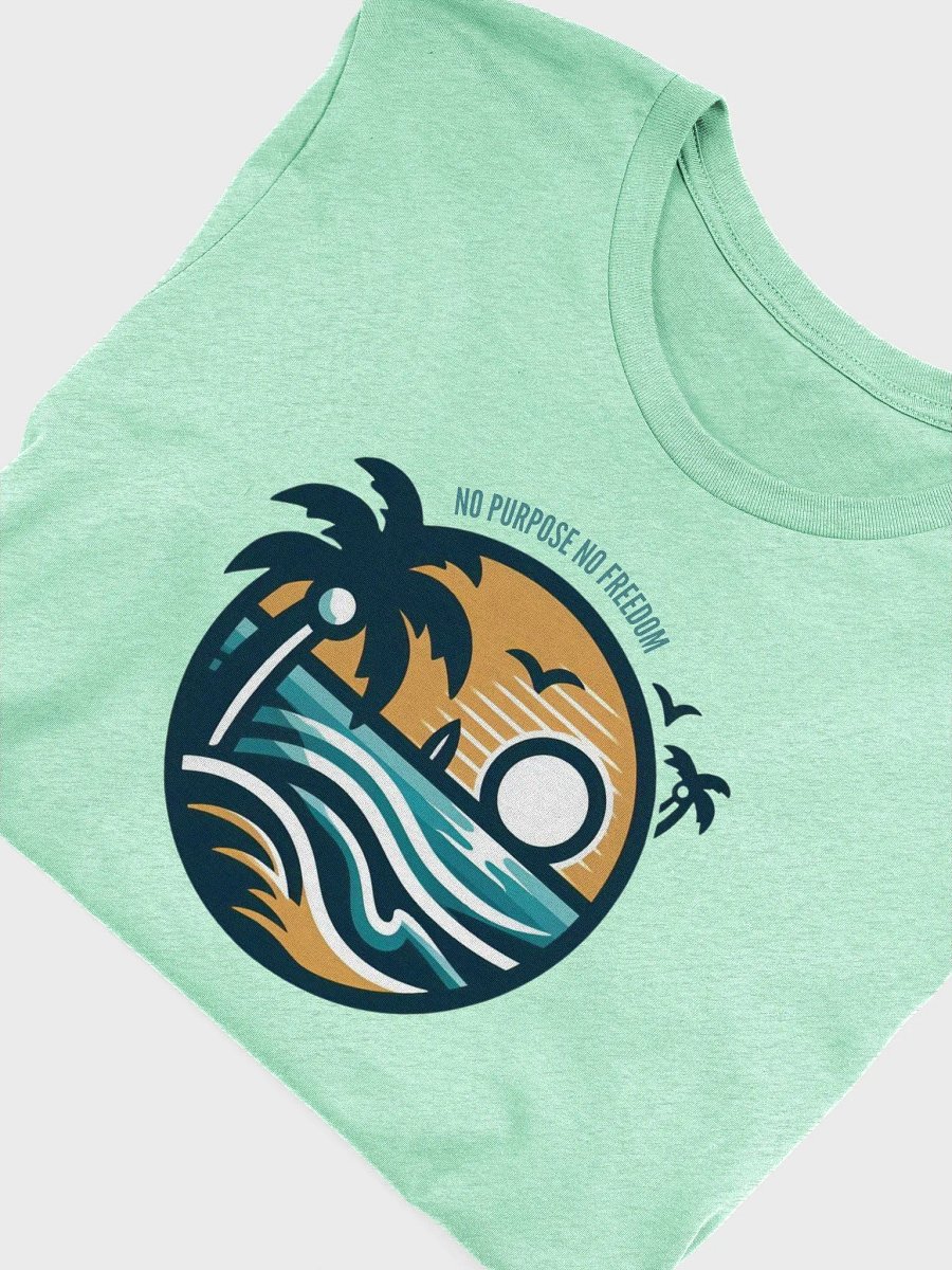 Tropical Sunrise Waves T-Shirt | no purpose no freedom product image (20)