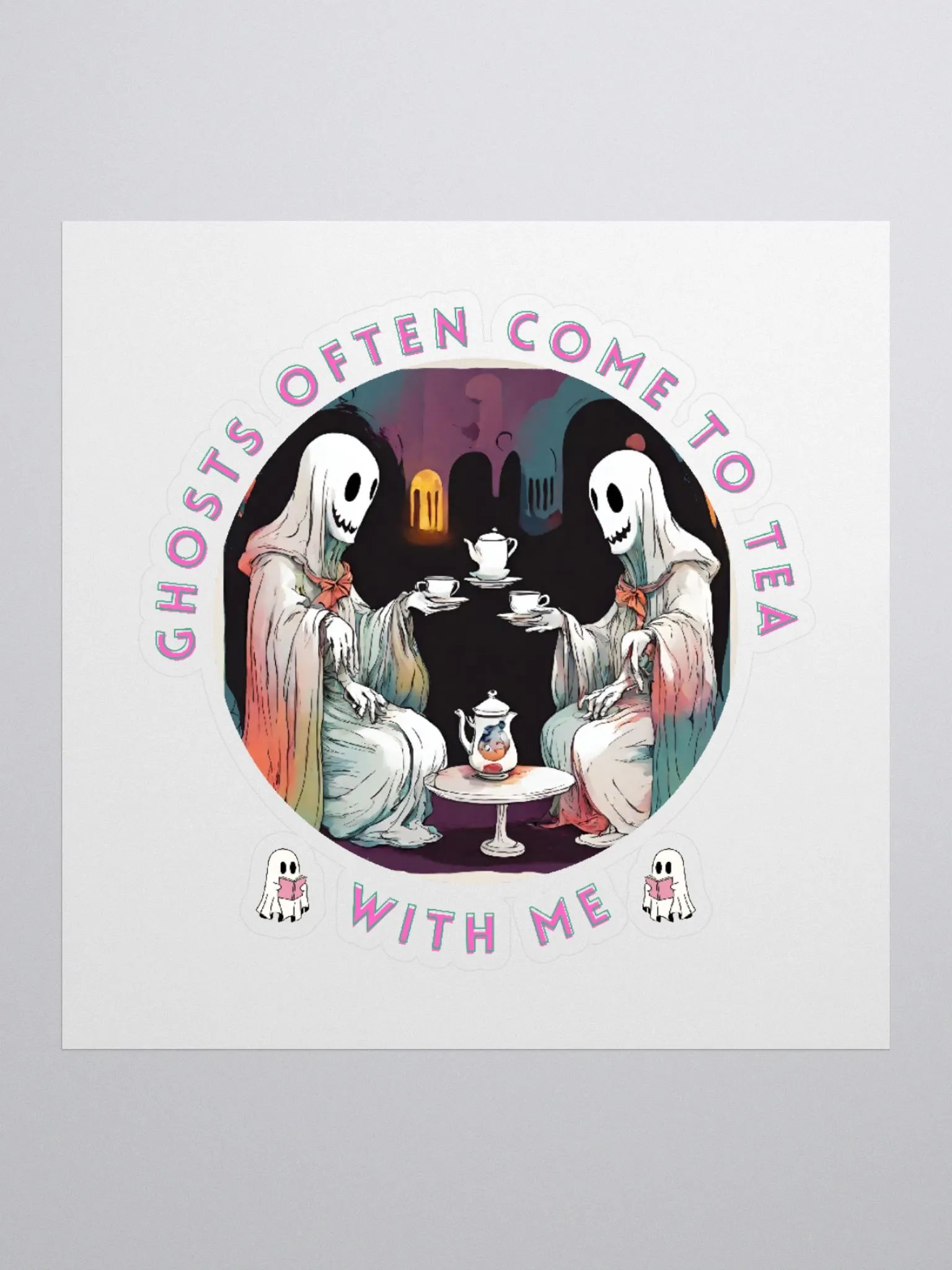 Ghosts Often Come to Tea With Me - Stickers product image (3)