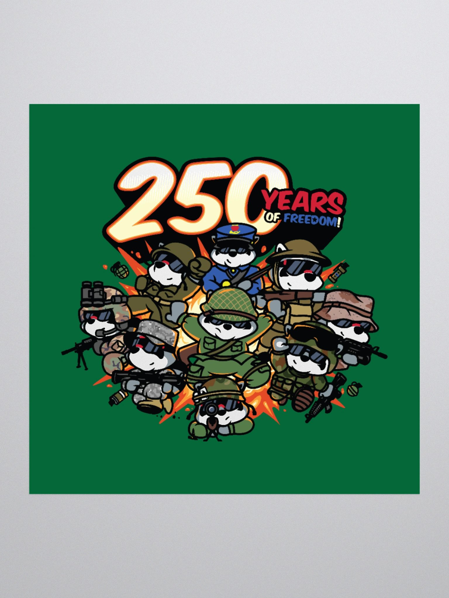 250 Years Of Freedom Sticker product image (1)