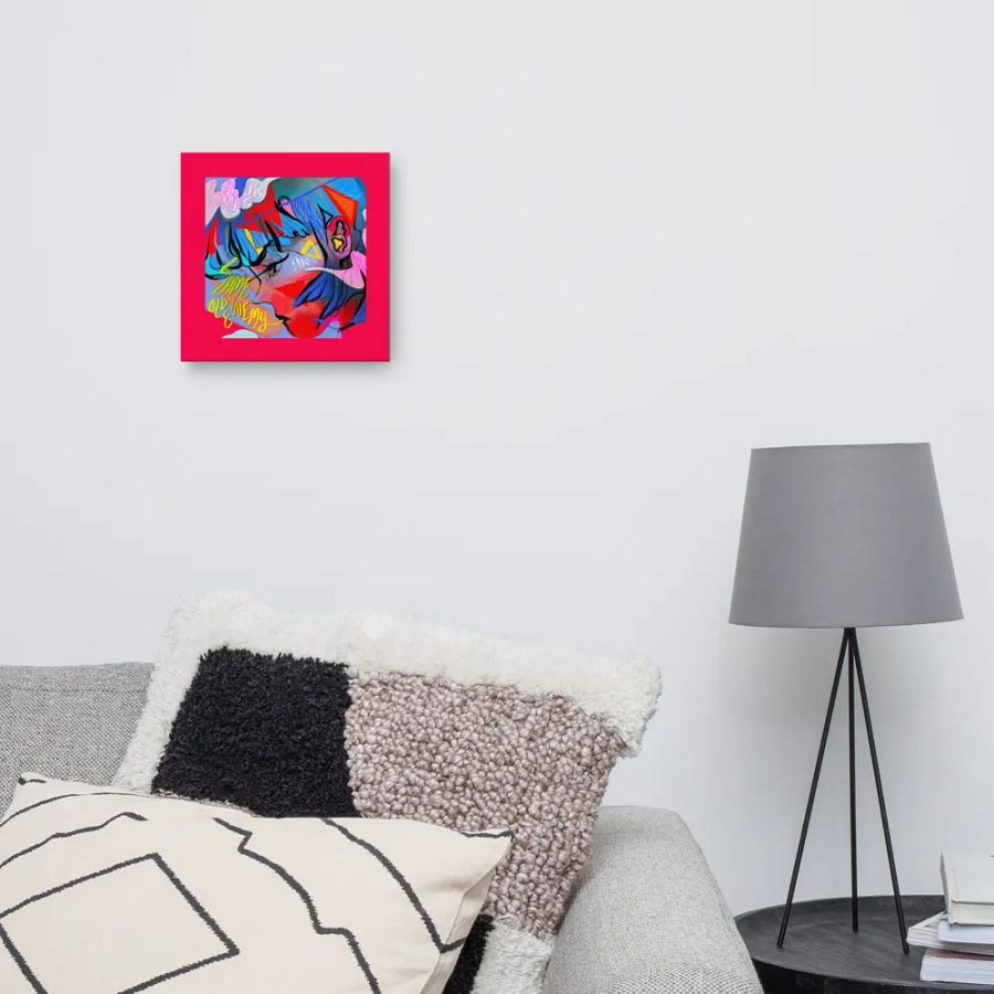 Same Old Enemy Square Canvas Print product image (5)