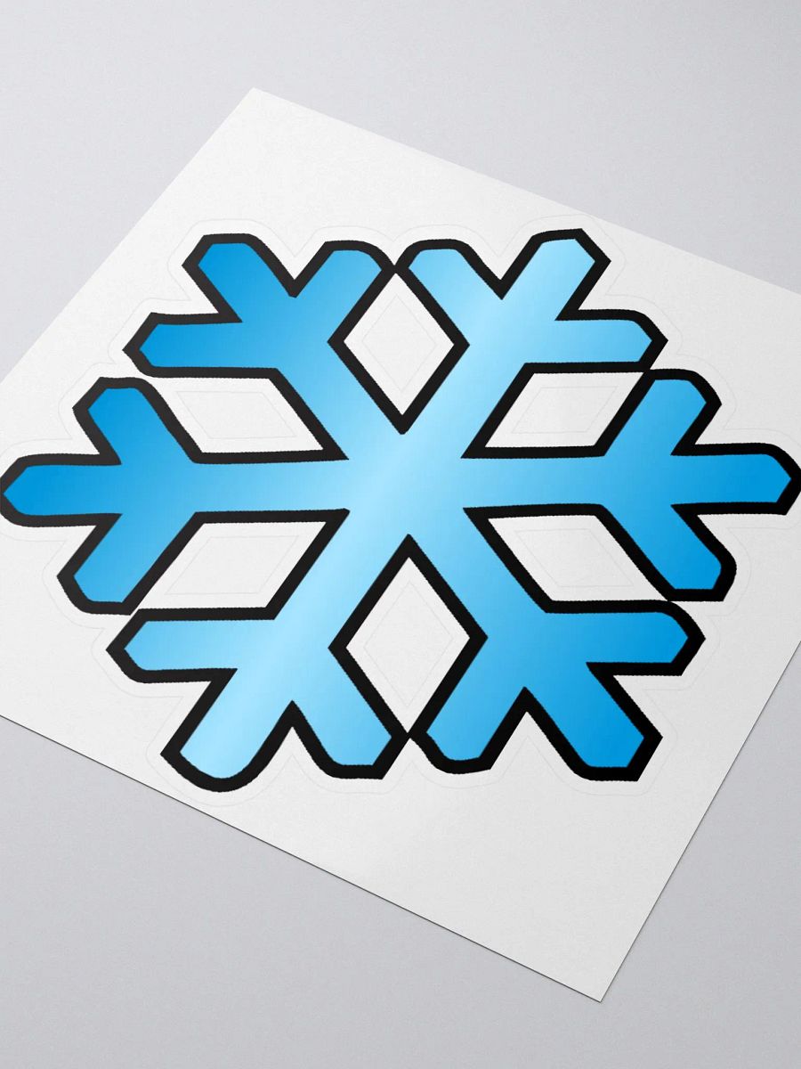 Snowflake sticker product image (3)