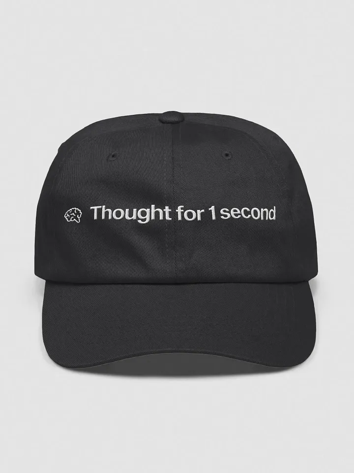 🧠 Thought for 1 second hat - 100% cotton product image (1)