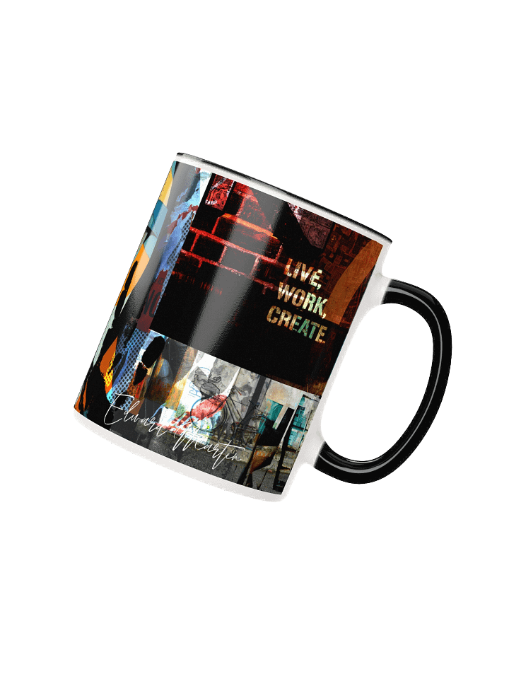 'Live, Work, Create' by Edward Martin Ceramic Mug product image (19)