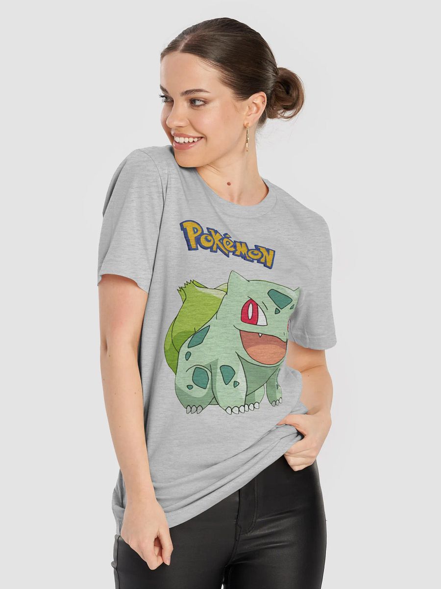 Bulbasaur Pokémon Logo T-Shirt product image (45)