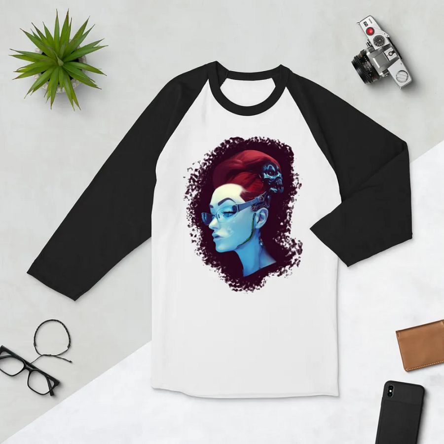 Lex in Blue Baseball Shirt product image (4)