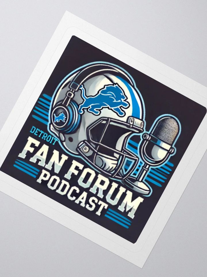 🦁 Detroit Lions Fan Forum Podcast Stickers 🏈 product image (6)
