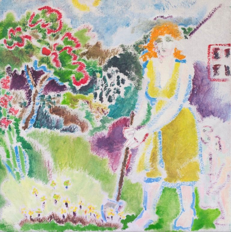 Eve of the Northwest Gardening 1987 on canvas (24" x 24") product image (1)