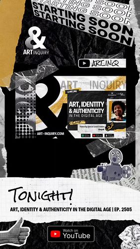 TONIGHT! 

Join @melographics1, @chocoholic.keyah & I for the 🎥 LIVE PREMIERE! 

EP. 2505
Art, Identity & Authenticity in the...