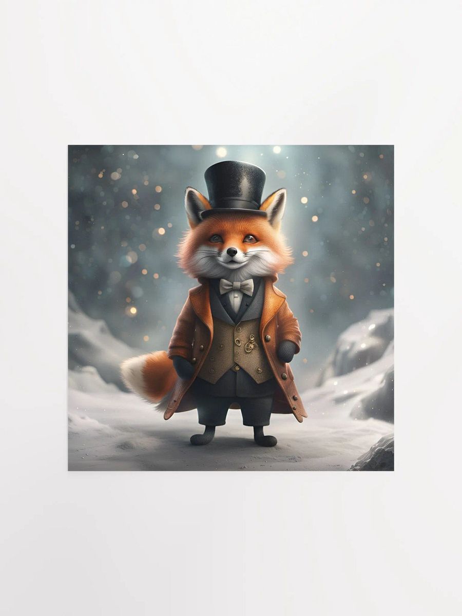 Smart Dressed Fox Poster product image (2)