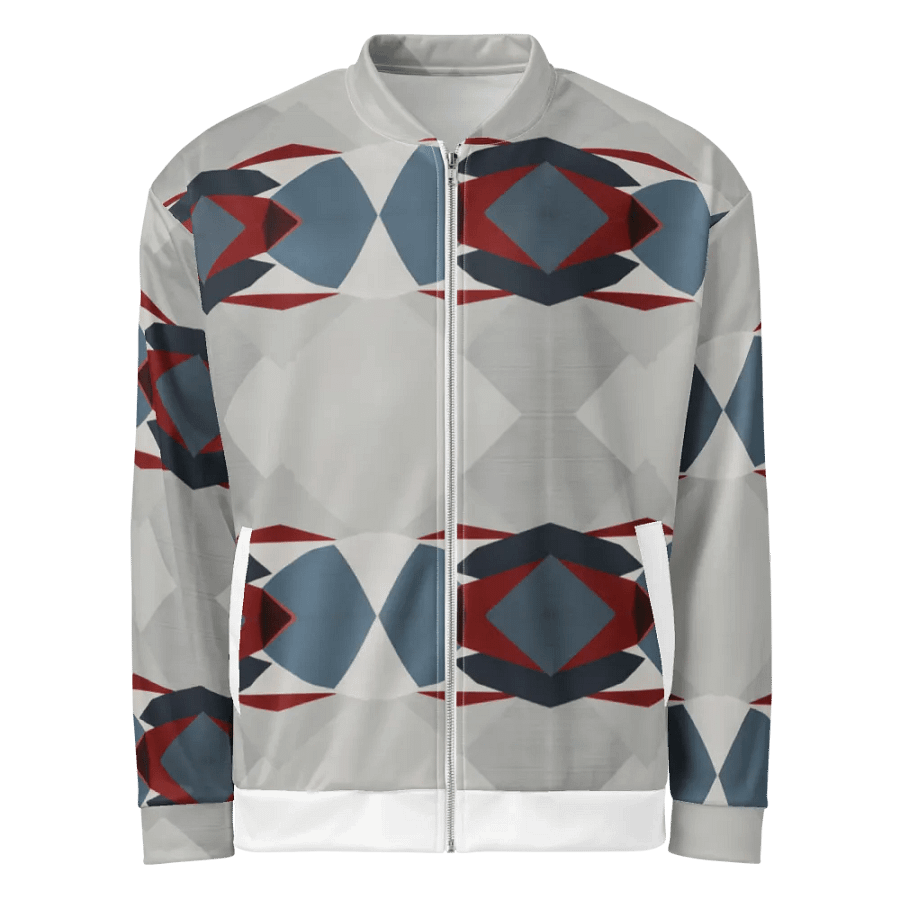 Symmetric Blaze All-Over Print Bomber Jacket product image (1)