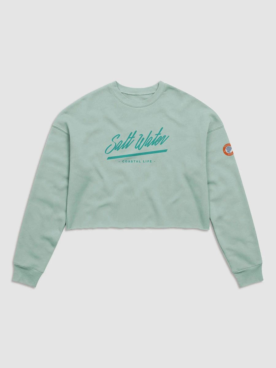 Salt Water Women's Cropped Sweatshirt product image (1)
