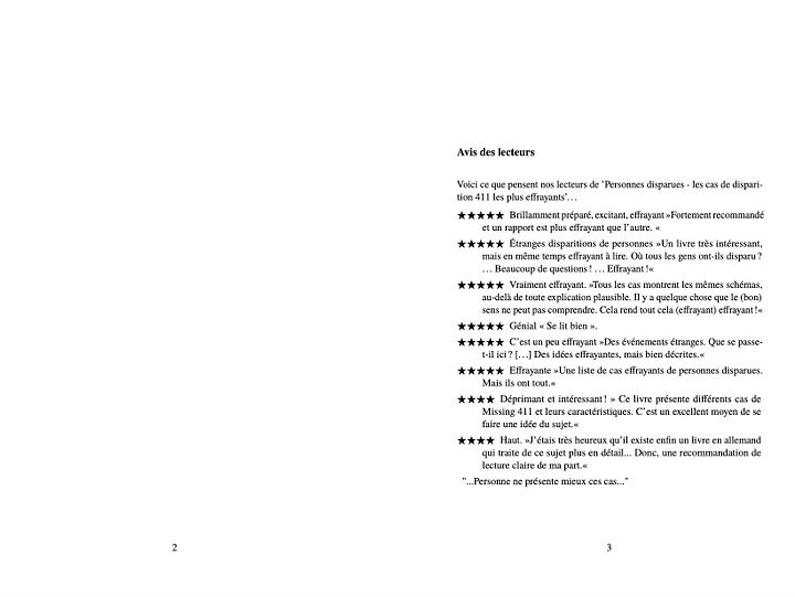 Personnes Disparues - Le plus effrayant «Missing 411» cas - pdf product image (2)