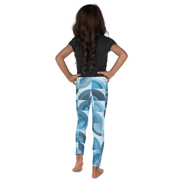 Whirlwind Blue Kids Leggings product image (2)