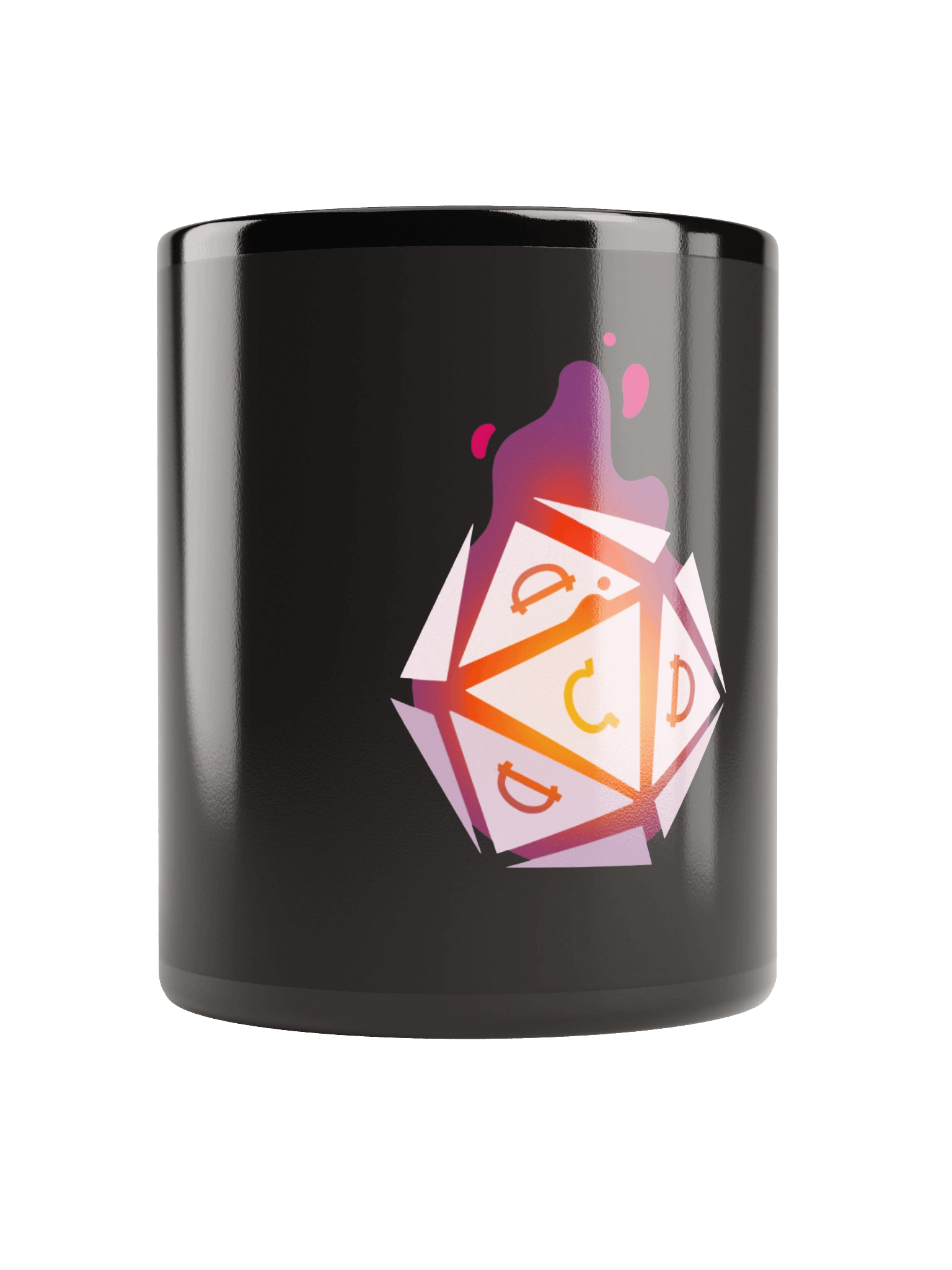 Tasse noir logo DCDD en couleur product image (10)