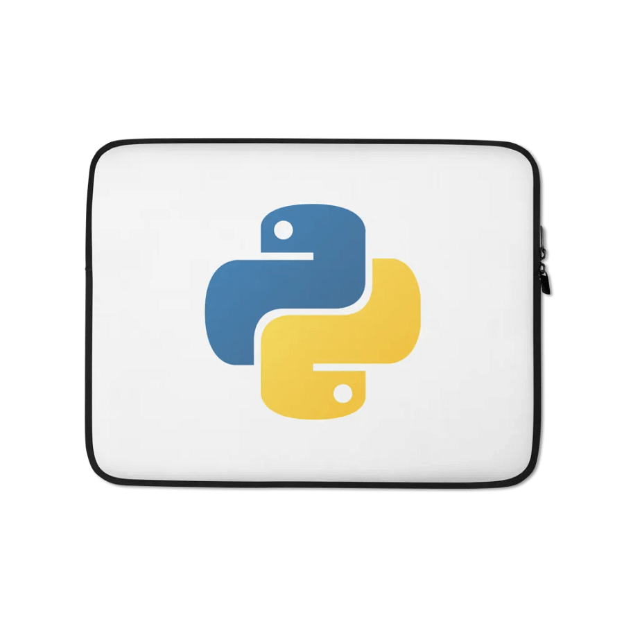 Python Symbol Programmers Mind Laptop Sleeve product image (1)