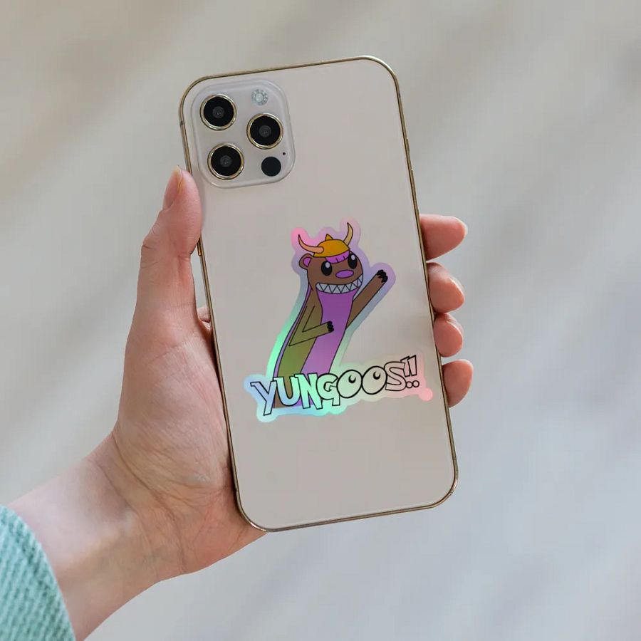 Yungoos!! Emote Holographic Sticker product image (8)